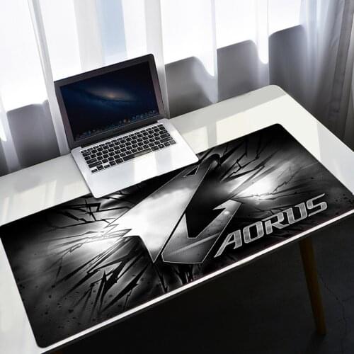 Aorus Pattern Large Mousepad Xxl Anime Mouse Mats Gamer Desk Mat Cool Gaming Accessories Deskpad Pad On The Table Lol Mouse Pad