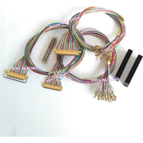 0.5 Pitch I-PEX 20453-030T 20453-040T LVDS DF13 Screen Cable Line I-PEX 20455-030E 20455-040E Full Cable Custom Screen Line Wire