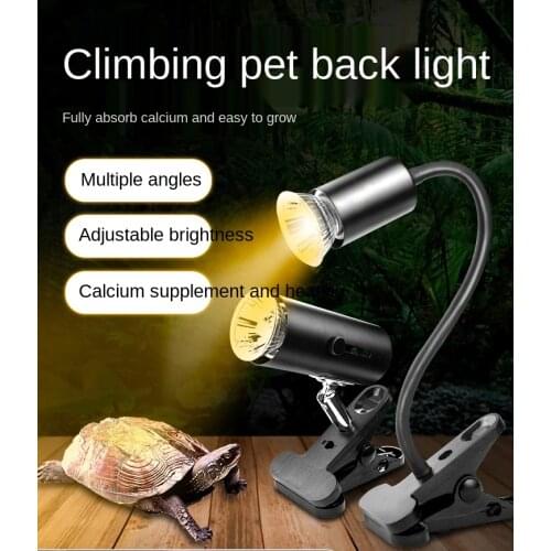 Turtle basking lamp, heat preservation lamp, sun climbing lamp, turtle cylinder, three in one heating adjustable bulb
