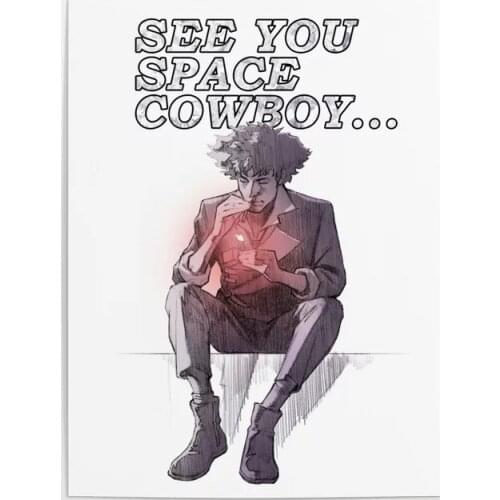 Modular Pictures Home See You Space Cowboy Decor Wall Art Modern Canvas Black White Prints Painting Anime Poster For Bedroom