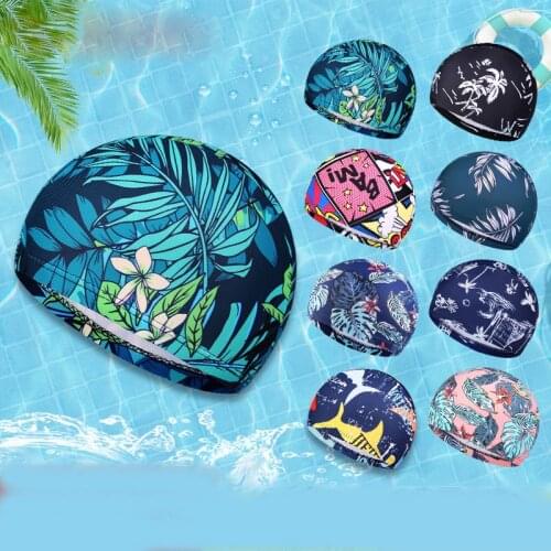 NEW Swimming Hat Women Unisex Girls Long Hair Bathing Cap Swimming Cap Drape Free Size Swim Pool Sport Elastic Silicone Turban