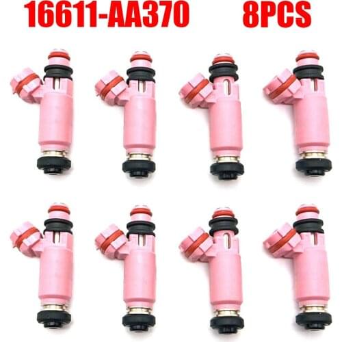New 8PCS Car Accessories 565cc Fuel Injectors For Subaru Forester Impreza Liberty Legacy 16611-AA370 195500-3910