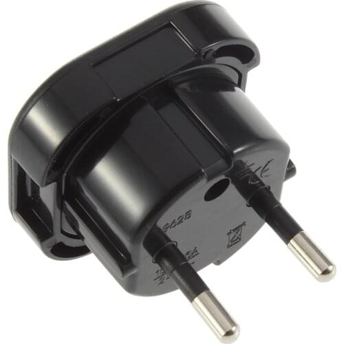 New Universal 2 Pin AC Power Plug Adaptor Connector Travel Power Plug Adapter UK to EU Adaptor Converter Wholesale 250V 10A