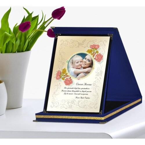 Personalized Navy Blue Plaque (Mother 'S Day Themed) 5