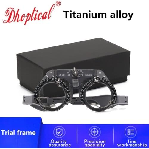 Titanium alloy trial frame adjust Pd metal material Optical Trial Lens Frame free shipping by dhoptical