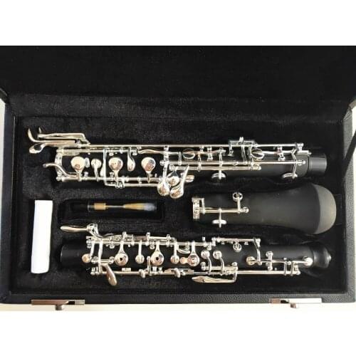 Professional semi-automatic synthetic wood tube white copper plated silver