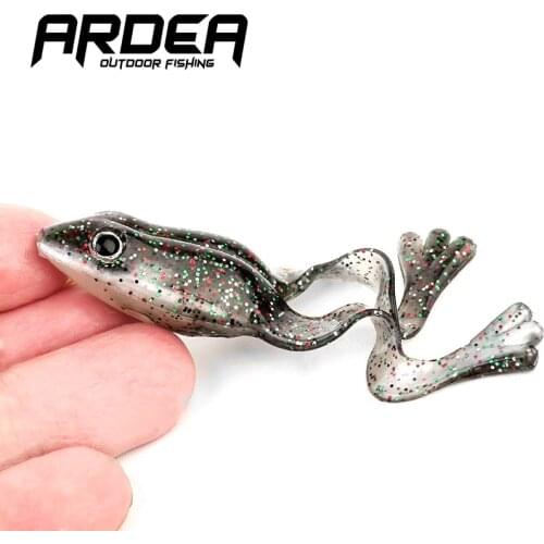 Fishing Frog Lure 10pcs 60mm/5g Silicone winter fishing sinking Soft Bait Worm plastic Isca bass Pesca wobbler soft frog lure