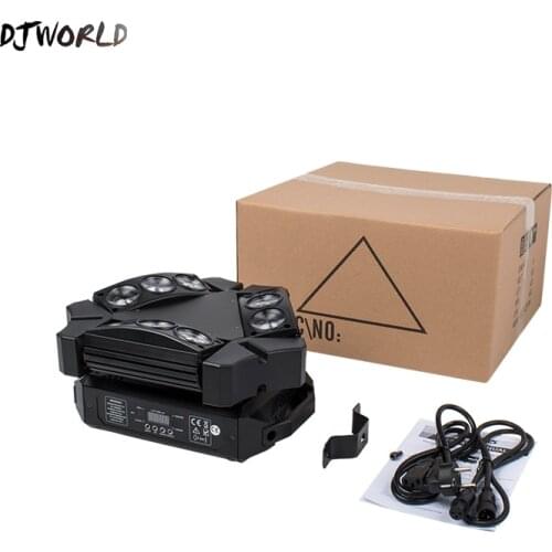 DJ Lights Led Spider Moving Head DMX Beam Stage Light With 9X10W Lyre RGBW Fullcolors Rotating Lamp For Disco Lights Dance Floor