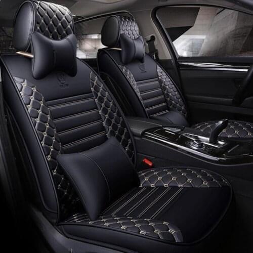 High quality Leather car seat cover for mitsubishi pajero 4 2 sport outlander xl asx accessories lancer car seats protector