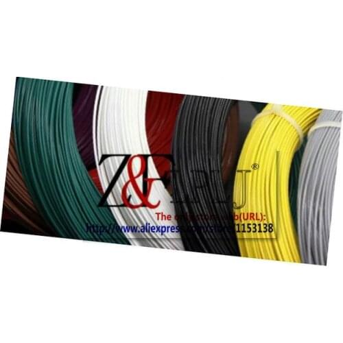 0.75 Square silver-plated wire, outer diameter 1.6mm, high temperature signal wire, electronic wire 20M/lot