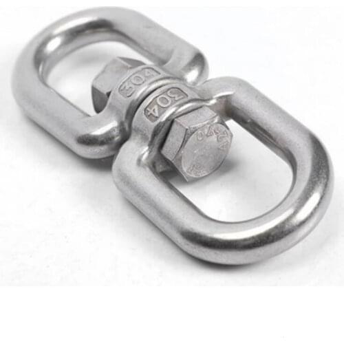 1pcs 8 word swivel ring 304 stainless steel swivel ring connecting ring chain buckle dog chain universal ring M4M5M6M8M10