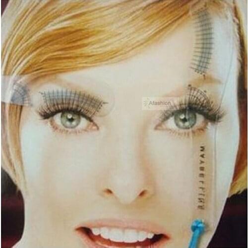 1pc Professional Eyelash Ruler measure eyelashes length and Curvature portable and easy use eye lash tools