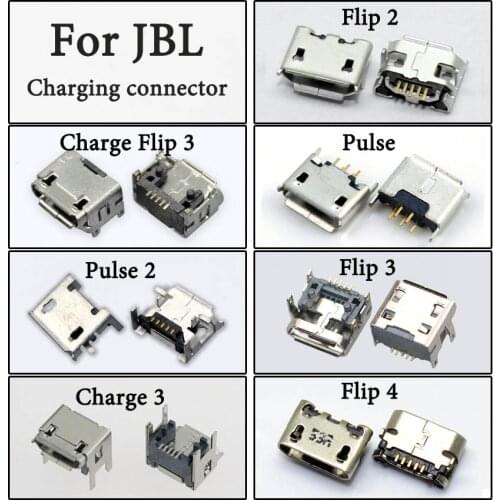 5pcs Micro USB charging Jack Connector socket Data port jack Dock tail plug For JBL Charge 3 Flip 4 3 2 Pulse 2 flip4