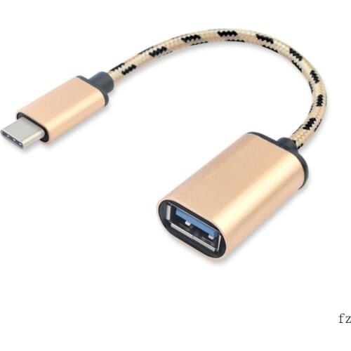 50 Pcs Type C USB 3.1 Male to USB Female OTG Adapter for Samsung Type-A Female Adapter Cable for Huawei for Oppo