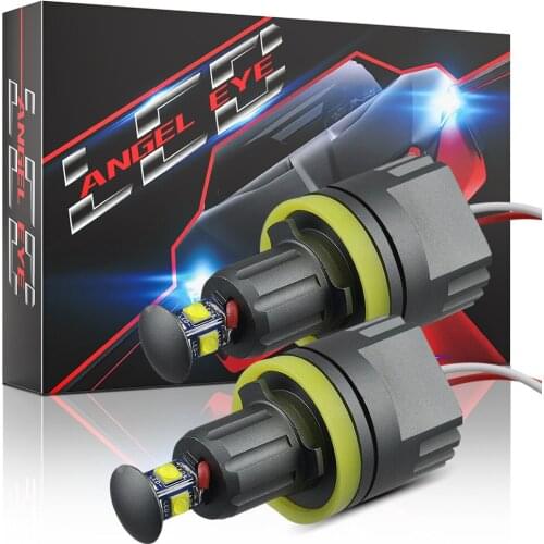 6000K CREE Angel Eyes H8 40W Headlight For BMW E82 E92 E64 E91 Car Led Light Car Accessories For BMW E93