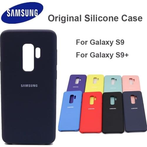 Samsung Galaxy S9 Plus Original Liquid Silicone Phone Case Silky Soft-Touch Shell Phone Cover For samsung S9 S9Plus case