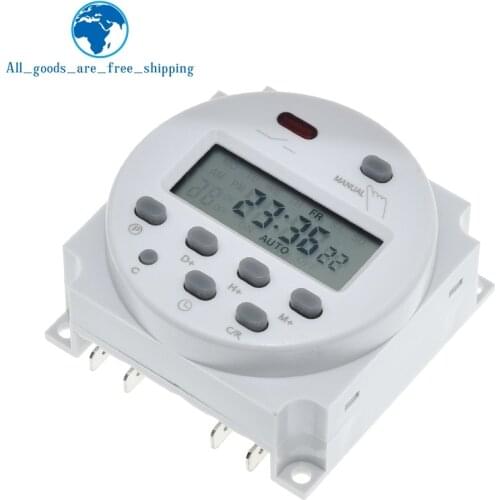 CN101A LCD time switch 12V 24V 110V 220V Time Relay Street lamp billboard power supply timer WITHOUT waterproof box