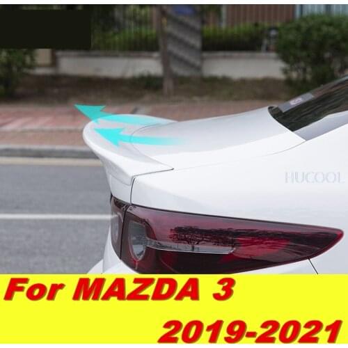 For Mazda3 Mazda 3 2019 2020 2021 auto rear wing modification Fixed wind wing Decoration car accessories