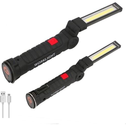 W52 USB Charging Magnetic COB Work Light 5 Modes Multi-Functional Folding Work Lamp