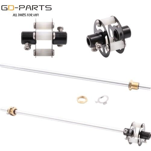 GD-PARTS 1PC 6mm Potentiometer Shaft Extender Long Aluminum Attentuator Rod Extension Vintage Audio DIY