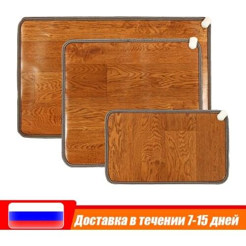 9 Level Thermostat Electric Foot Heating Pads Floor Infrared Heated Leather Pad Mat Feet Warmer Pet Thermal Plat Warming Carpet