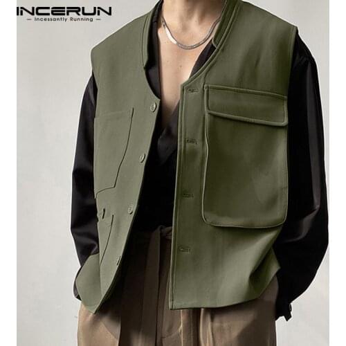 INCERUN Men's Sleeveless T-Shirts