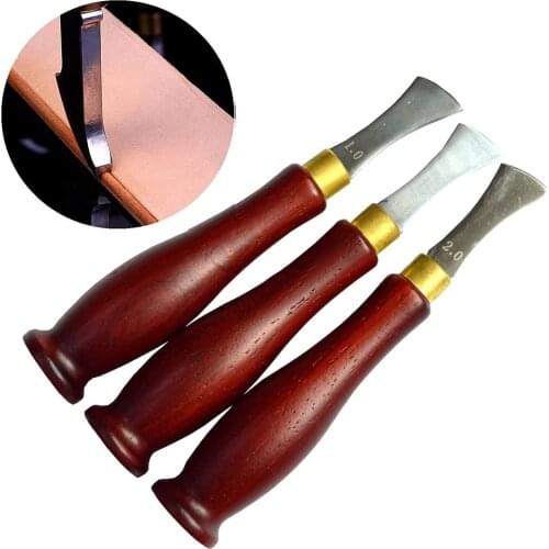 Leather Craft Tool Shallow Slot Edge Lineer Crimping Device Trimmer Crimping Diy Design Handmade Leather Toools