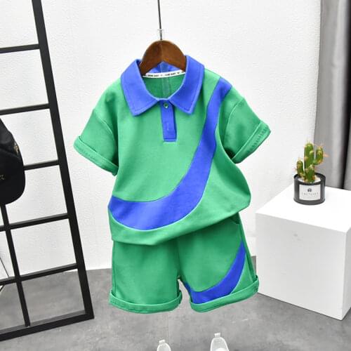 Summer Baby Clothing Sets Boy Sleeveless T-shirt T-shirt + shorts Kids 2pcs Outfits Set Toddler Sport Suits Baby Clothes set