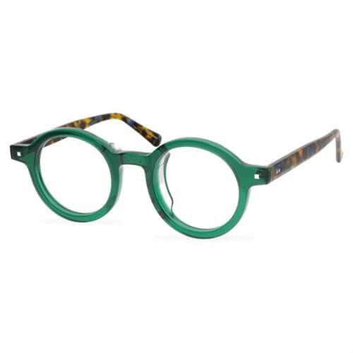 Round Frame Progressive Multi-focal Eyeglasses Vintage Men Acetate Optical Eyewear Goggle See Near Far Reading Glasses Women