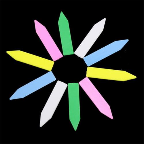 100 PCS Reusable PVC Plants Hang Tag Labels Tree Fruits Seedling Garden Flower Pot Plastic Tags Sign Classification Tools