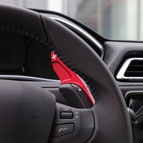 Car steering wheel shift paddle modification For Peugeot 508 SW GT RXH 2011 2015 MK1 3008 hybrid 2012 Auto parts Stickers