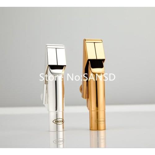 Professional Tenor Soprano Alto Saxophone Metal Mouthpiece Silvering and brass Sax Mouth Pieces Accessories Size 5 6 7 8 9