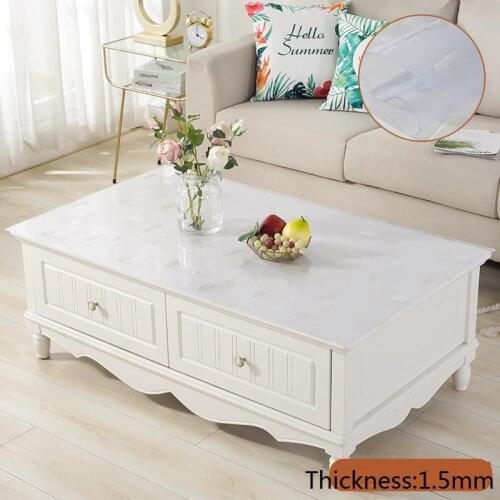 El Hogar Transparent Plastique Mantel Tovaglia Rettangolare Rectangular Nappe Manteles Tablecloth Toalha De Mesa PVC Table Cloth