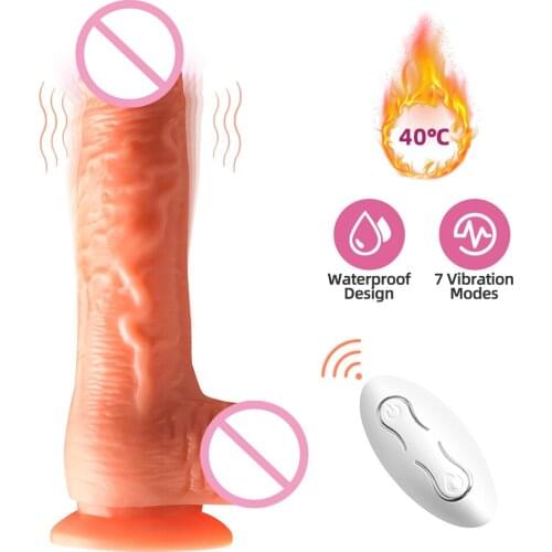 Realistic Dildo Vibrator 10 Speeds Telescopic Swing Vibrating Dildo Female Masturbation Penis Sex Toys For Women Adult Sex Shop