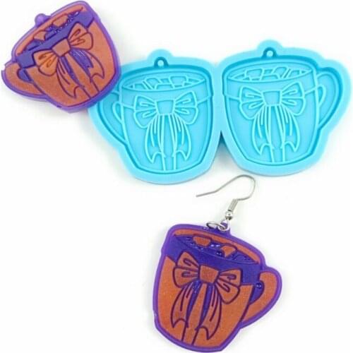 Ear Studs Epoxy Resin Mold DIY Crafts Jewelry Earrings Pendant Silicone Mould