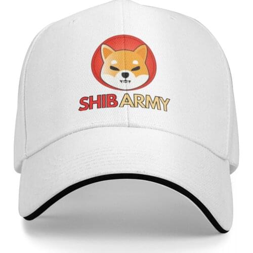 Shib Coin Shib Army Shiba Inu Crypto Promo Mens and Womens hats Print Anime Baseball summer Graphic Vintage cap