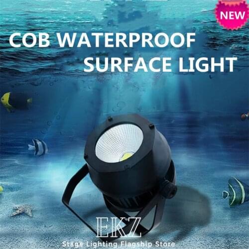 Outdoor Waterproof LED 200W COB Par Warm+Cool White DMX Stage Light DJ Disco Christmas KTV Wedding Show Sound Activated