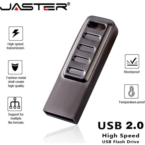 New USB flash drives Business Metal pen drive 128GB memory stick 64GB gray pendrive 32GB creative gift 16GB 8GB Free gifts 4GB