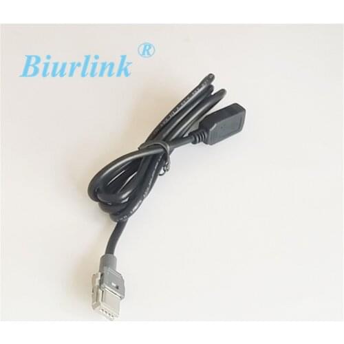 Biurlink USB Wire Line for Peugeot 307 407 308 408 508 3008 for Citroen C2 C3 C4 C4l C5 RD9 RD43 RD45 CD Player