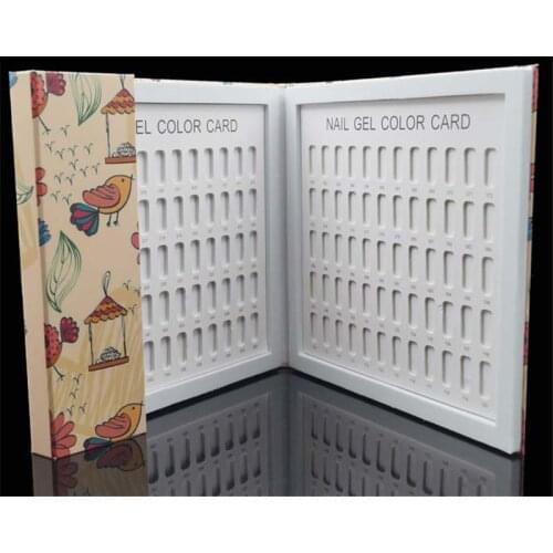 120 Colors Nail Gel Polish Color Display Book Nail Art Dedicated Card Chart Painting Displaying Book Manicure Showing Gel Polish