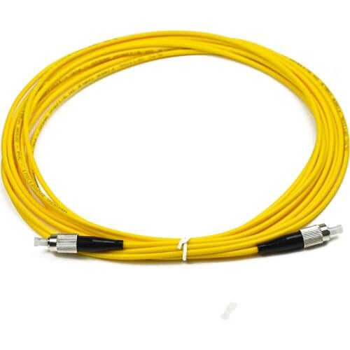 5M FC-FC Single-Mode Optical Fiber Jumper Pigtail Fiber Optic Patch Cord FC FTTH Fiber Jumper