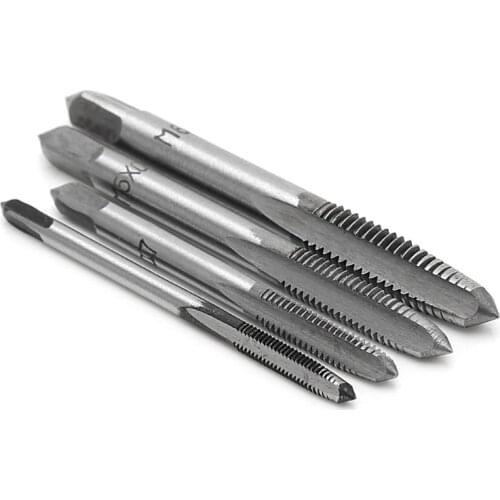 5 Pcs T Type Hand Screw Thread Taps Drill Kit M3 M4 M5 M6 Set w/Wrench G32C
