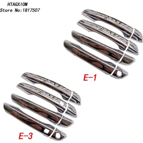 For Hyundai Avante Super Elantra 2016 2017 2018 Chrome Door Handle Covers Trim Car Styling Sticker Auto Accessories 8 Pcs