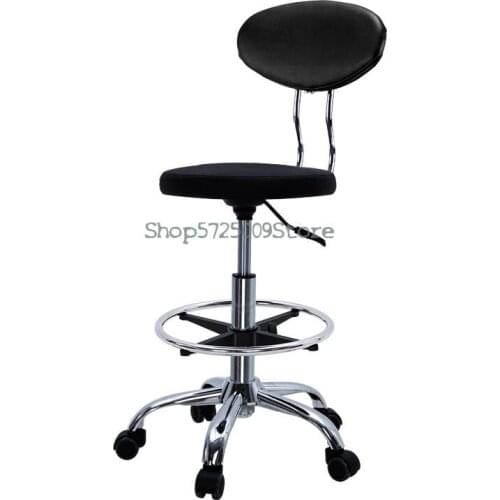 Bar Chair, Bar Chair, High Stool, Front Desk Chair, Bar Stool, Rotary Pulley Back, Beauty Lift And Manicure Chair