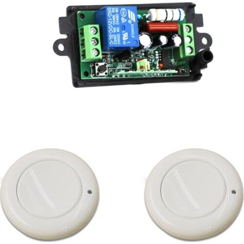 110V/220V Wireless Switch Remote Light Switch System 10A 1CH Wireless Relay Remote Switch For Light / Gate/ Door 315/433Mhz