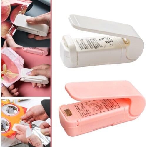 Household Portable Mini Heat Sealer Plastic Bag Sealer Household Food Storage Sealer For Storing Kitchen Snack Food RE