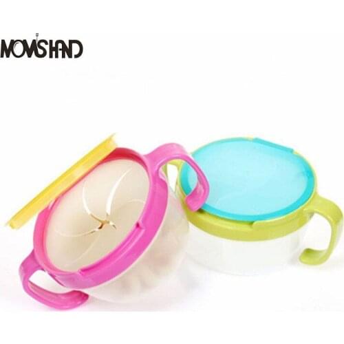 Double Handle Spill Proof Cup Biscuits Snack Bowl