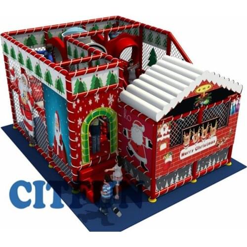Childrens best love Customized Size XMAS theme Indoor Playground Center Equipment IP-028B