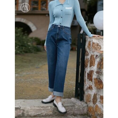DUSHU Women's Loose Jeans