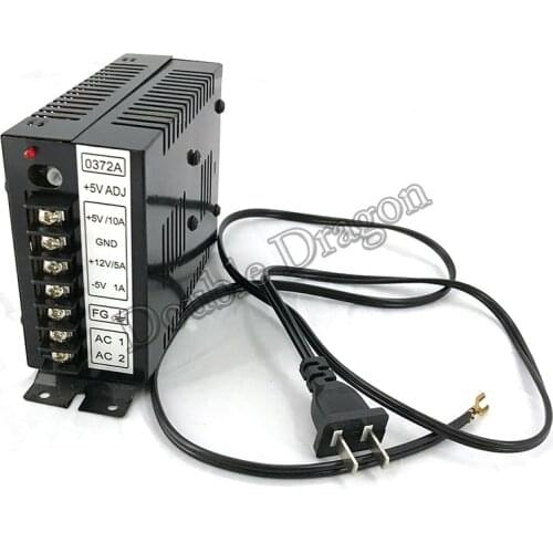 Switching Power Supply 12v 5a /5v 10a /-5v 1a Triple Output Arcade Diy Parts for Pandora Game Console